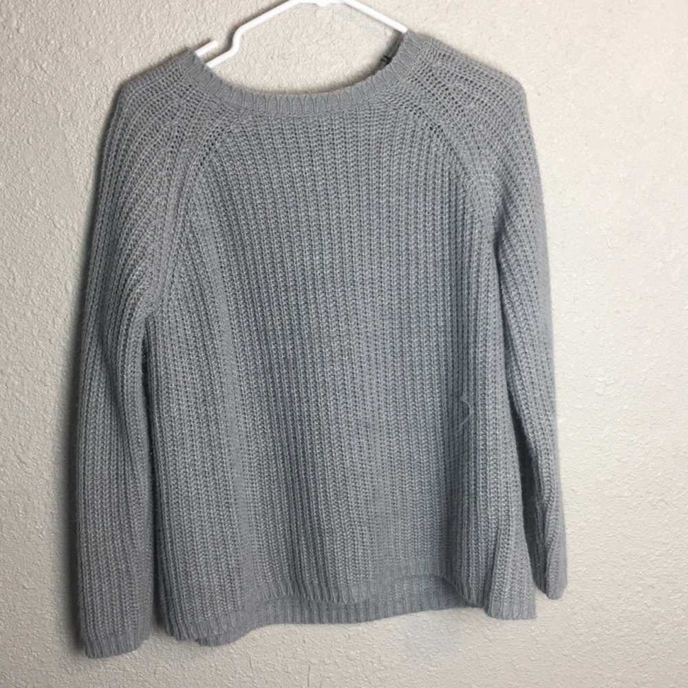 grey oversized sweater